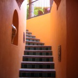 Stairwell, home in San Miguel de Allende